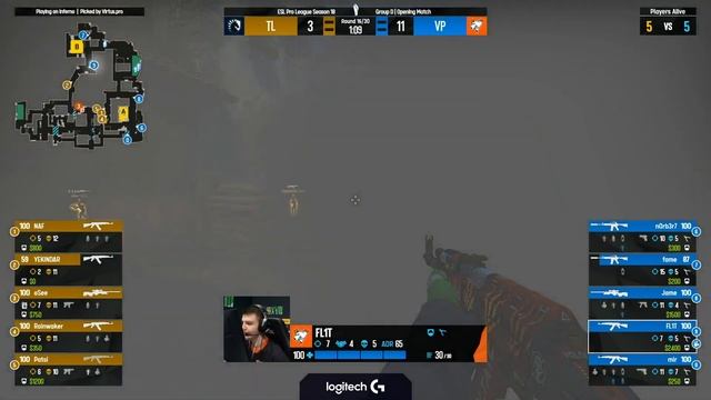 Liquid vs Virtus.pro | Map 1 Inferno | ESL Pro League Season 18 смотреть онлайн