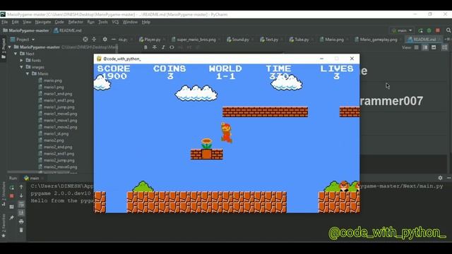 Super Mario Game In Python | source code | Python | Programming смотреть онлайн