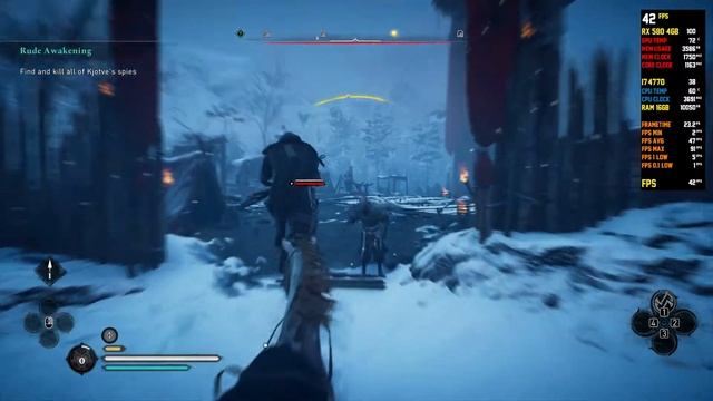 Assassin's Creed Valhalla - RX 580 4GB - i7 4770 - Low - Medium - High Setting - 1080p смотреть онлайн