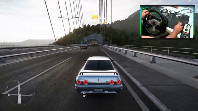 SKYLINE GTR V-SPECX 1993 - FORZA HORIZON 5 - LOGITECH G25 - GTX1050Ti 4GB смотреть онлайн