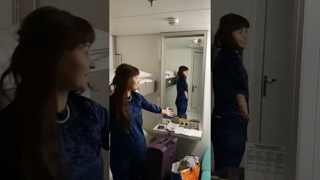 Треллеборг-Клайпеда. Обзор каюты смотреть онлайн