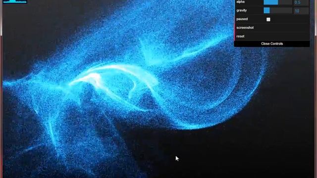 WebGL GPU Particles смотреть онлайн