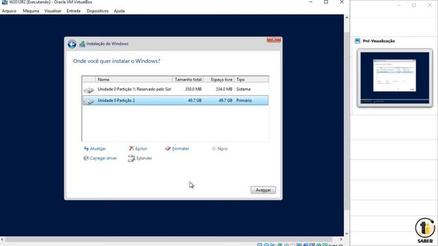Instalando Windows Server 2012 R2 no Virtualbox. смотреть онлайн