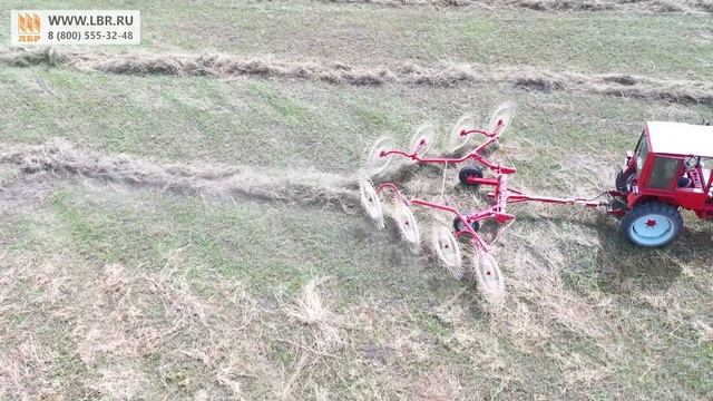 ГВВ-6М: Грабли с прочными зубьями и усиленной тележкой смотреть онлайн