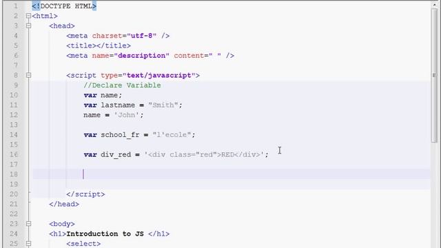 Introduction to JavaScript Part 1 смотреть онлайн