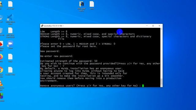 5.Setup Secure MySql Installation | AWS for Beginners | Install LAMP | Bengal Tutorial | 2021 смотреть онлайн