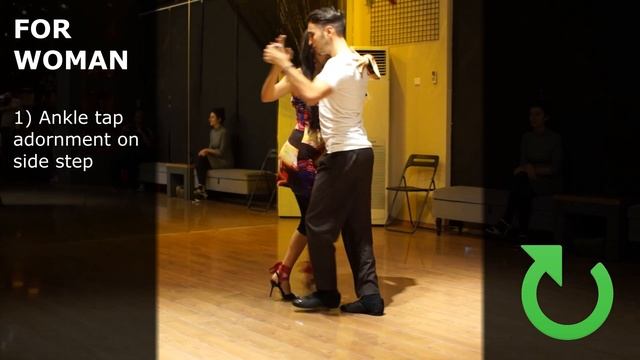 GIRO-OCHO CORTADO-TANGO FIGURES-CLASS DEMO-Tango Technic-Tango Movements-Learn Tango Figures смотреть онлайн