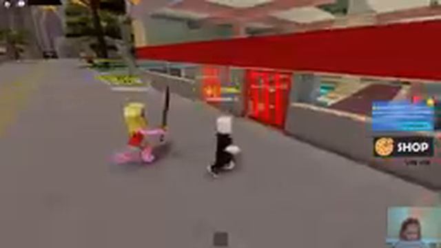 Алиса с папой играют в роблокс . 2 player Pizza factory tycoon смотреть онлайн