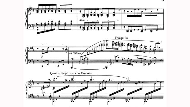 Théodore Dubois - Etude in D-Flat Major for Piano, ITD 33 (1905-06) [Score-Video] смотреть онлайн