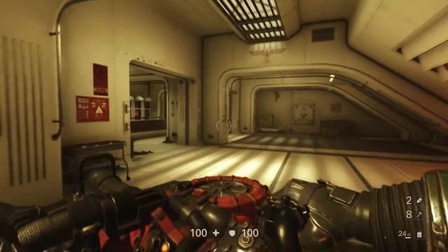 Wolfenstein 2 Venus Transporthalle District kill M Rademaker смотреть онлайн