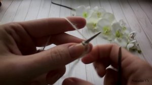 Бактус-платок "Паутинка". Подробный МК.