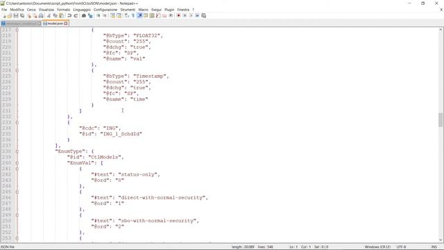 Conversion from SCL file to JSON with Python смотреть онлайн
