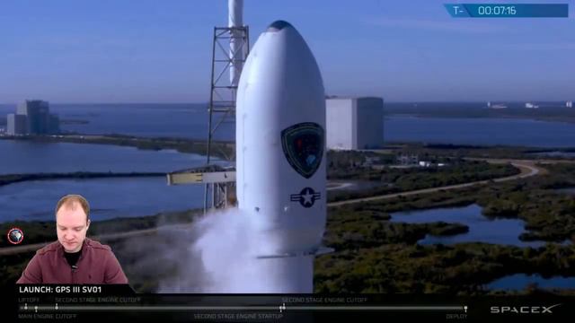 #SpaceX Falcon 9 GPS III 🔴 Live Launch Commentary [SCRUBBED] смотреть онлайн