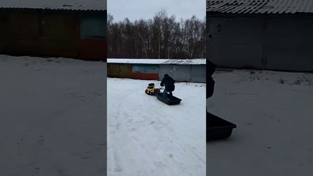 Первая обкатка мотобукса Fish Ride Mini