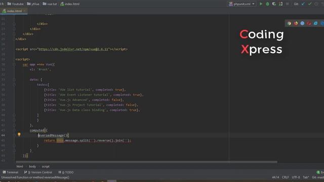 Vue.js Bangla Tutorial - Vue js Computed Property Tutorial - Part 12 Coding Xpress смотреть онлайн