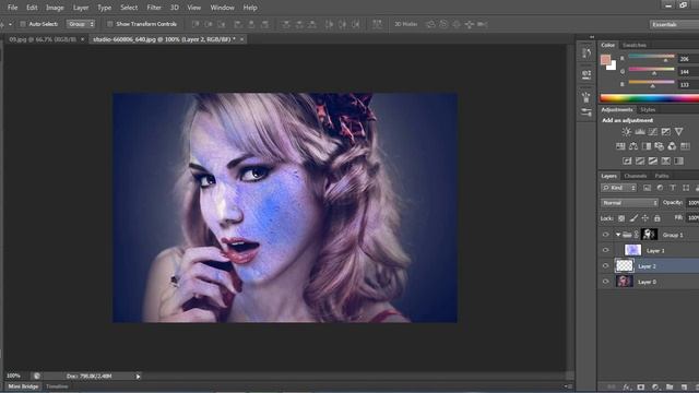 Photoshop Tutorial : Watercolor Effect Photoshop Tutorial смотреть онлайн