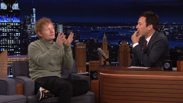 Elton John Finally Convinced Ed Sheeran to Collaborate on a Christmas Song | The Tonight Show смотреть онлайн