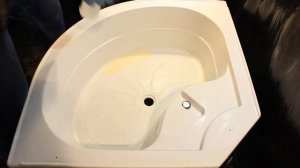 Ремонт трещины в поддоне душевой кабины | Ремкомплект для ремонта ванн и душевых поддонов "Заплатка