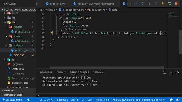 61/64-31fXLGAJm Learn Flutter And Dart To Create Android And IOS Apps смотреть онлайн