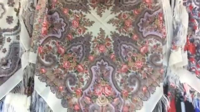 Белопольные платки ! Размер 125/125 шерсть ! смотреть онлайн