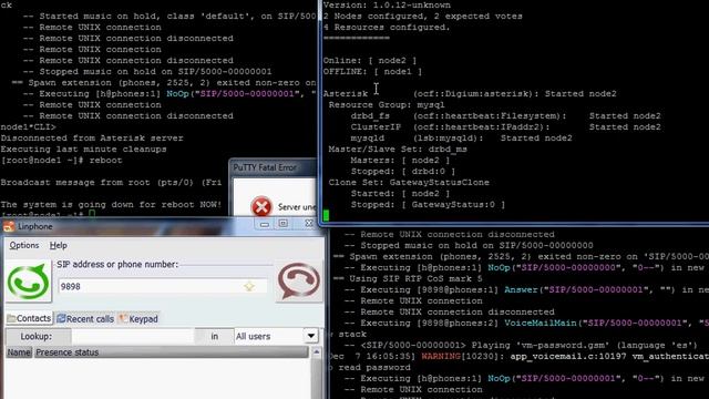 Alta Disponibilidad de Asterisk y Mysql смотреть онлайн