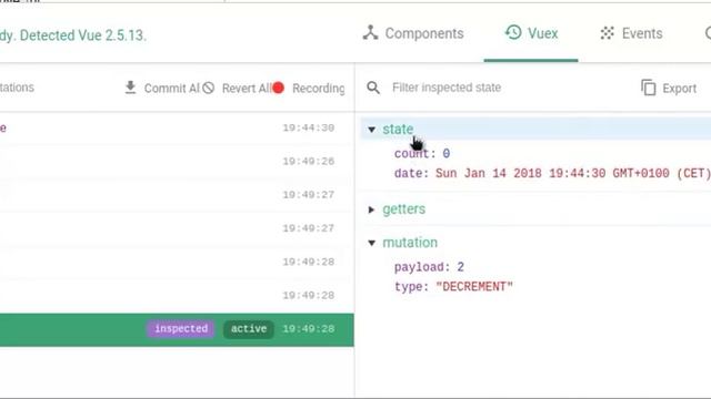 Vue devtools - Collapse inspectors смотреть онлайн
