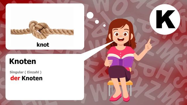 Deutsche Wörter Mit K / Deutsch Lernen Für Anfänger / Learn German For Beginners / Wortschatz