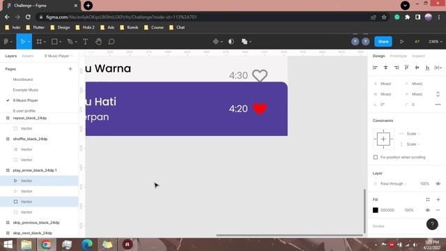 Daily UI Design | Music Player App | Day 9 смотреть онлайн
