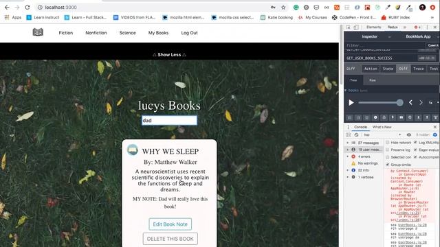 BookMark React/Redux App with Rails API backend смотреть онлайн
