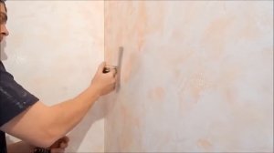 Нанесение акрилового воска на венецианку