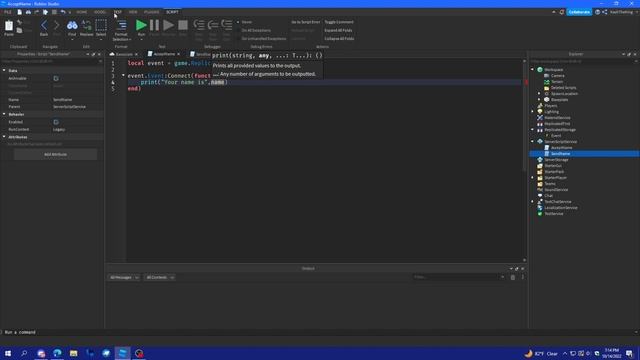 Bindable Events | Roblox Studio смотреть онлайн