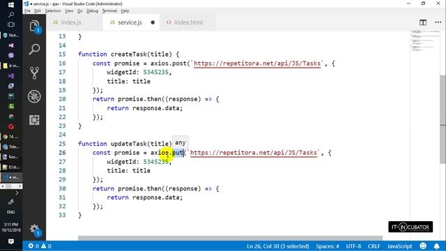 Ajax в деталях #8, идемпотентность, Rest-api, Put, Delete