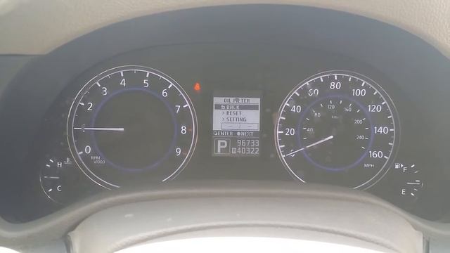 Infiniti G37 2008-2013 Oil and Filter Light Reset смотреть онлайн