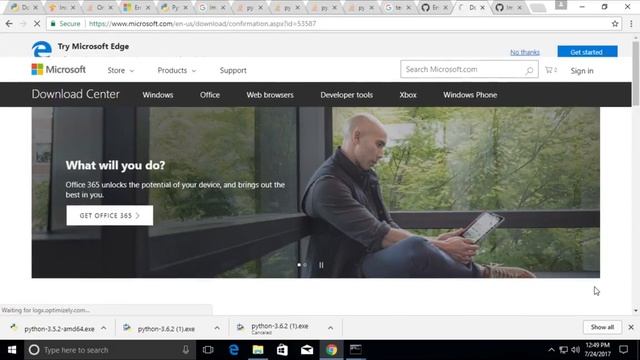 Tensorflow Windows 10 ImportError: No module named '_pywrap_tensorflow_internal' смотреть онлайн