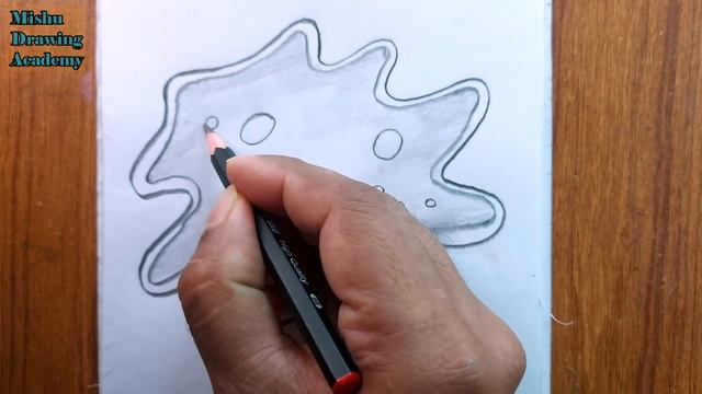 How TO Draw amoeba easy/amoeba diagram/amoeba drawing смотреть онлайн