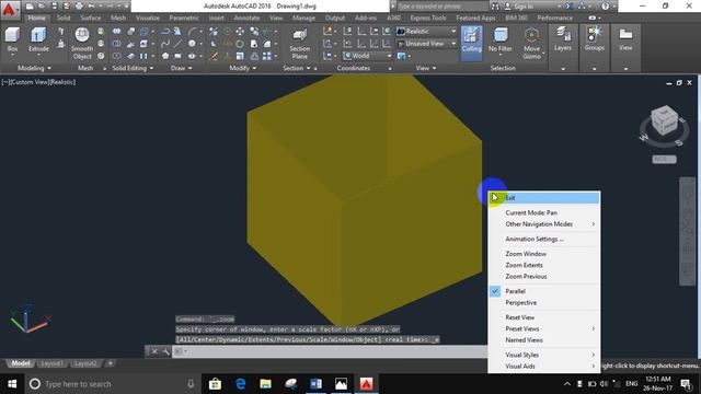 Convert Solid objects to Surface objects in AutoCAD 3D смотреть онлайн