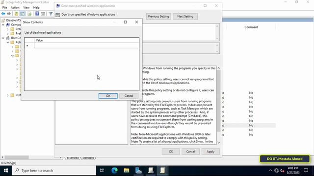 Create GPO To Disable MS Paint For All Domain Users | Windows Server 2022/2019 смотреть онлайн