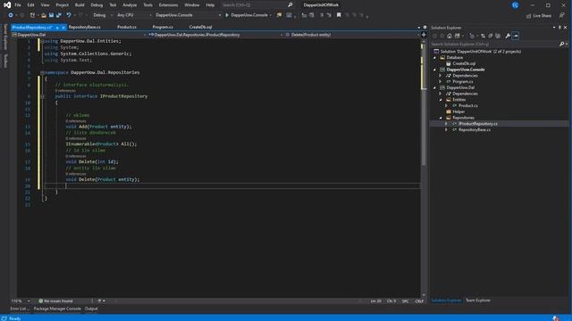 Dapper Unit Of Work Pattern With .Net Core Part-2 смотреть онлайн