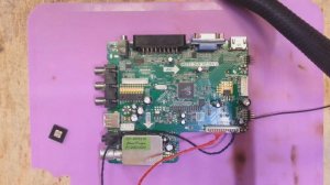 Ремонт телевизора Supra замена процессора