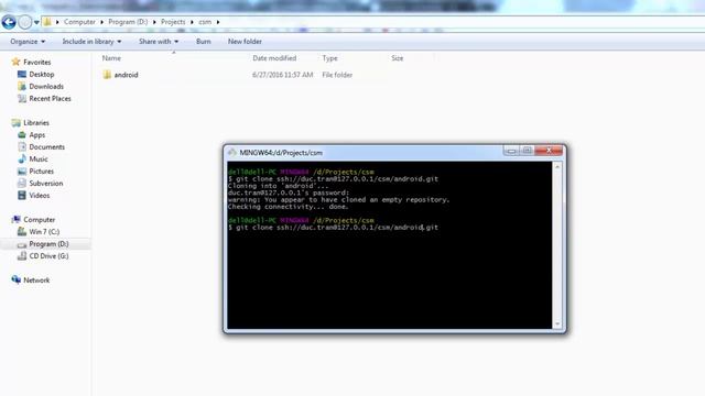 Git Server On Windows: #2 - Pull and Push смотреть онлайн