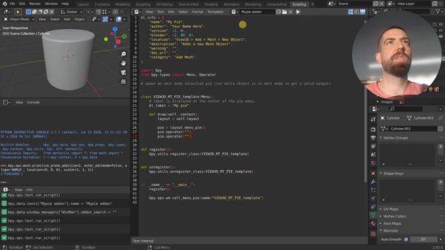 Make Your own Custom Pie Menu Addon in Blender with NO Coding Skills смотреть онлайн