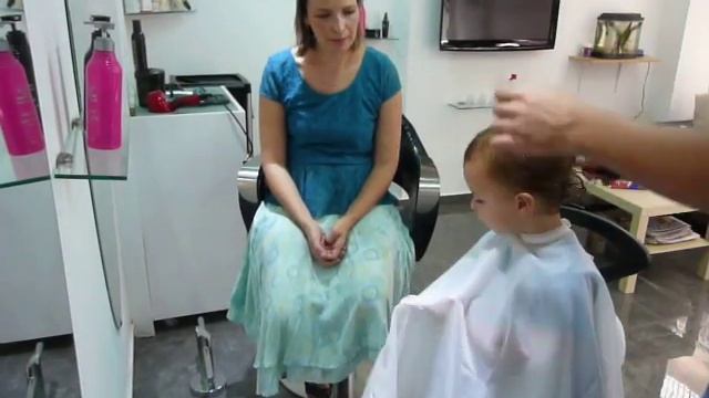 первая стрижка Идо, 3года