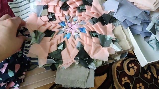 Пушистый коврик#коврик #лоскутноешитье смотреть онлайн