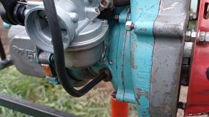 Самодельный мото-бур из бензопилы дружба