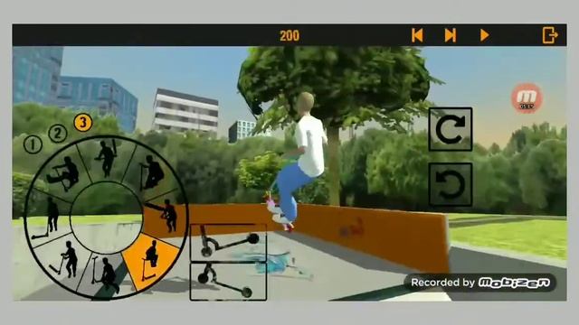 Играю в игру самокат и делаю крутые трюки смотреть онлайн