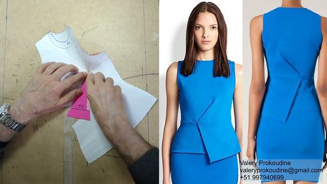 моделируем топ modelado de top #курсыкройкиишитья #diseñodemodas #валерийпрокудиншитьё смотреть онлайн