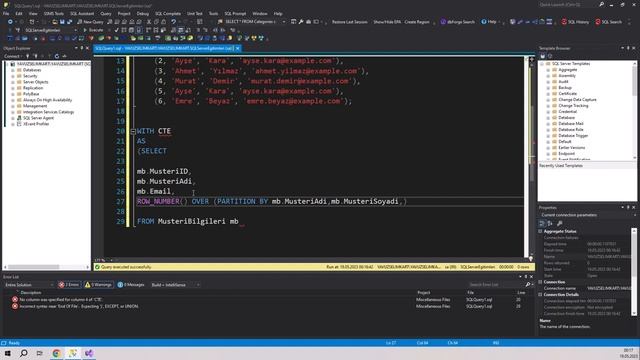 SQL Server’da DISTINCT Kullanmadan Yinelenen Değerleri Kaldırmak смотреть онлайн
