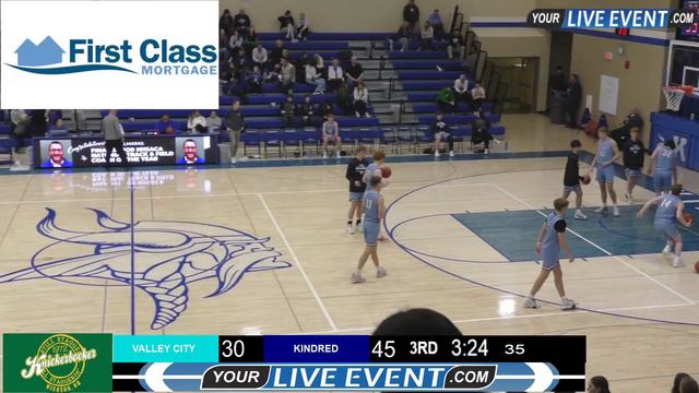 Valley City vs Kindred - North Dakota Boys Basketball смотреть онлайн