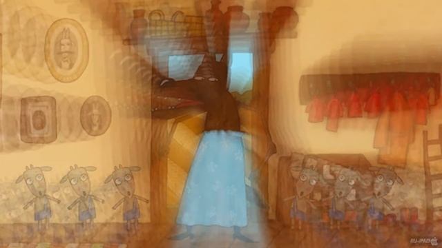 Волк и семеро козлят. Братья Гримм.  Сказка. Для самых маленьких.# Fishka про книжки.