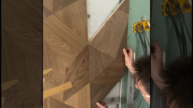 Монтаж на паркет върху камина